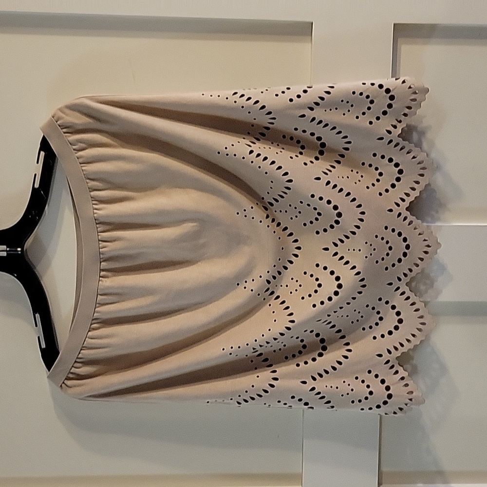 Faux suede skirt